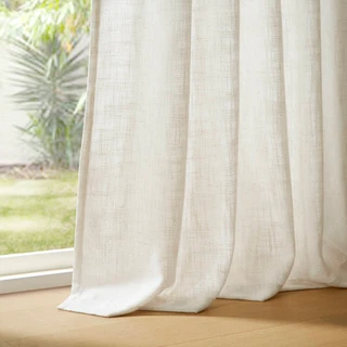 Thumbnail 12: Madison Park Emery  2 Pc. 300gsm Poly Linen Window Panel Set 