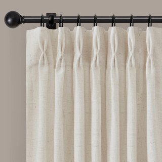 Thumbnail 14: Madison Park Emery  2 Pc. 300gsm Poly Linen Window Panel Set 
