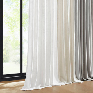 Thumbnail 19: Madison Park Emery  2 Pc. 300gsm Poly Linen Window Panel Set 