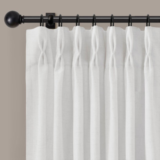 Thumbnail 21: Madison Park Emery  2 Pc. 300gsm Poly Linen Window Panel Set 