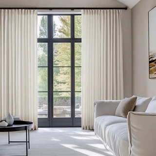 Thumbnail 6: Madison Park Emery  2 Pc. 300gsm Poly Linen Window Panel Set 