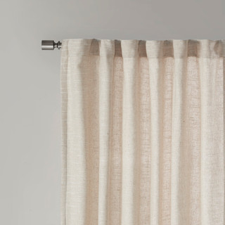 Thumbnail 7: Madison Park Beals Rod Pocket & Back Tab Curtain Single Panel 