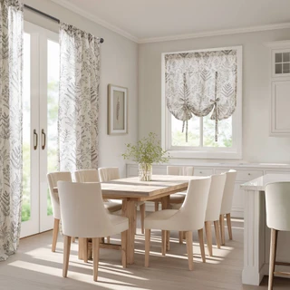 Thumbnail 2: Madison Park Madison Park Aria Tie Up Valance 