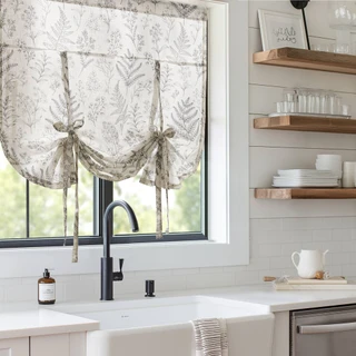 Thumbnail 1: Madison Park Madison Park Aria Tie Up Valance 