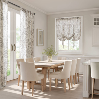 Thumbnail 5: Madison Park Aria Window Two Panel Set 