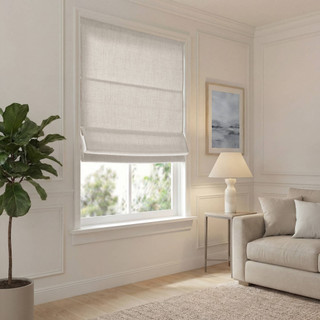 Thumbnail 1: Madison Park Mira Room Darkening Cordless Roman Shade 