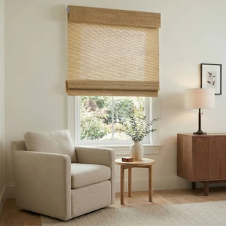 Thumbnail 4: Madison Park Nordic Light Filtering Cordless Roman Shade  