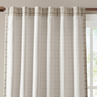 Thumbnail 10: Madison Park Anaheim Rod Pocket and Front Tab Curtain Panel 
