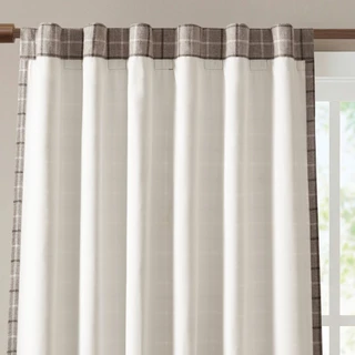 Thumbnail 9: Madison Park Anaheim Rod Pocket and Front Tab Curtain Panel 