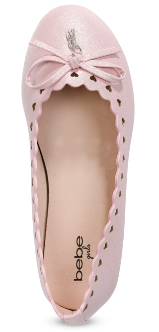 Thumbnail 5: Bebe Girls Chop Out Ballet Flats 
