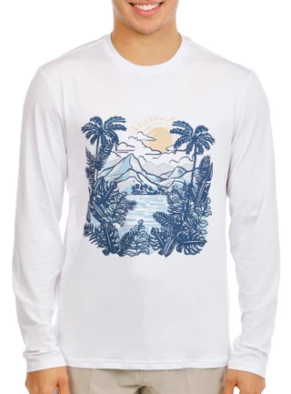 Thumbnail 1: Hi-Tec Men's Long Sleeve Graphic Performance Tee 