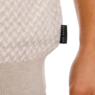 Thumbnail 2: TED BAKER Men's Short Sleeve Herringbone Sweater 