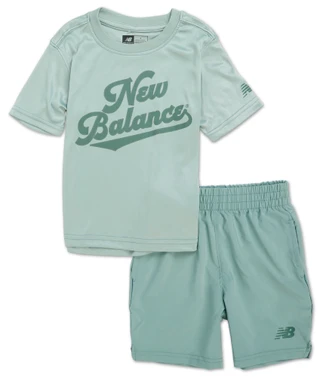 Thumbnail 1: New Balance Little Boys 2 Pc Shorts Set 