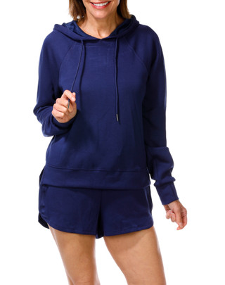 Thumbnail 1: Jessica Simpson Women's 2 Pc Hoodie & Shorts Set 