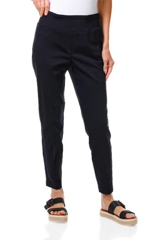 Thumbnail 1: Soho Apparel Women's Wide Waist Skinny Ankle Pants 