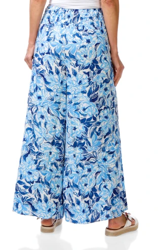 Thumbnail 3: Cece Women's Smocked Wide Leg Flowy Pants 