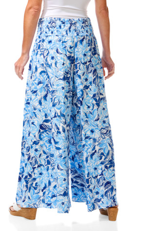 Thumbnail 2: Cece Women's Smocked Wide Leg Flowy Pants 