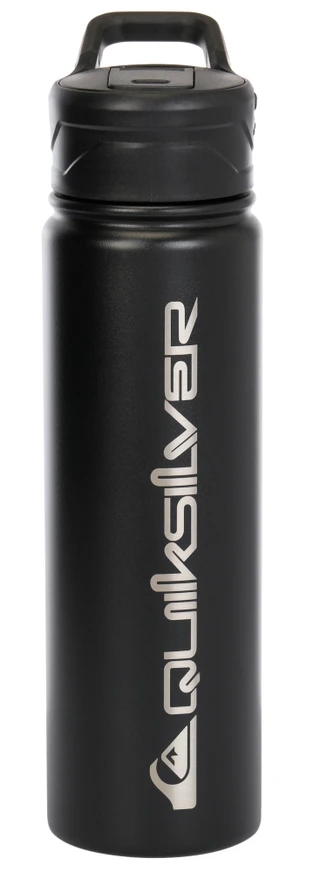 Thumbnail 1: Quiksilver 24 oz Stainless Steel Water Bottle w/ Pop-up Straw 