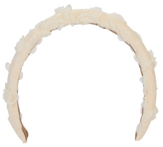 Thumbnail 2: TWIG & ARROW Floral Lace Puffy Headband 
