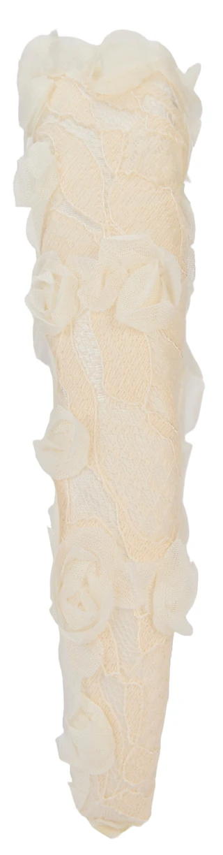 Thumbnail 3: TWIG & ARROW Floral Lace Puffy Headband 