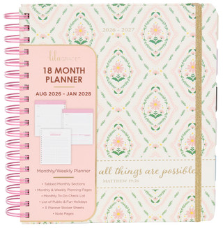Thumbnail 1: Lila Grace Floral 18 Month Planner  