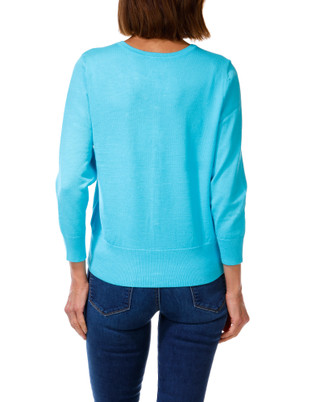 Thumbnail 2: Zac & Rachel Women's Ribbed Hem Pearl Button Cardigan 