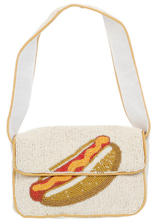 Thumbnail 1: SOL AND MER Beaded Hot Dog Shoulder Bag 