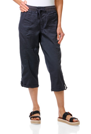 Thumbnail 1: Dash Women's Twill Roll Tab Capris 