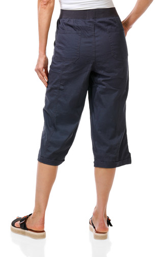 Thumbnail 2: Dash Women's Twill Cargo Pocket Capris 