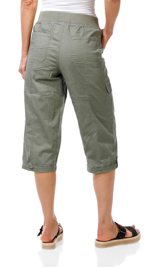 Thumbnail 2: Dash Women's Twill Cargo Pocket Capris 