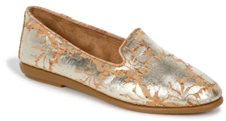 Thumbnail 1: Aerosoles Women's Betunia Cork Metallic Loafers 