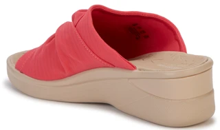 Thumbnail 5: Bzees by Lifestride Women's Smile 3 Coral Scrunch Wedge Sandals 