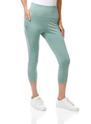 Thumbnail 1: Absolutely Fit by Vogo Women's Active Tummy Control Toning Capris 