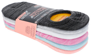 Thumbnail 2: Skechers Women's 6 Pk Active Non-Slip No-Show Socks 