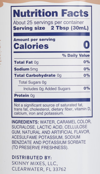 Thumbnail 5: Jordan's Skinny Mixes 25 oz Caramel Skinny Syrup 
