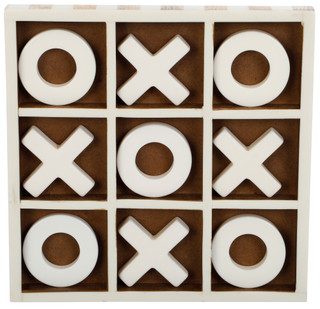 Thumbnail 1: PORT TO PORT Resin Tic Tac Toe Home Accent 