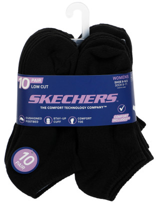 Thumbnail 1: Skechers Women's 12 PK Terry Low Cut Socks 