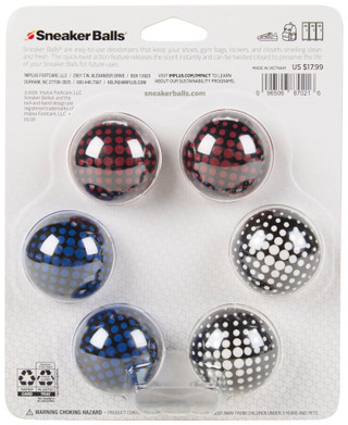 Thumbnail 2: Sneaker Balls 6 Pk Fresh & Clean Scented Sneaker Balls 