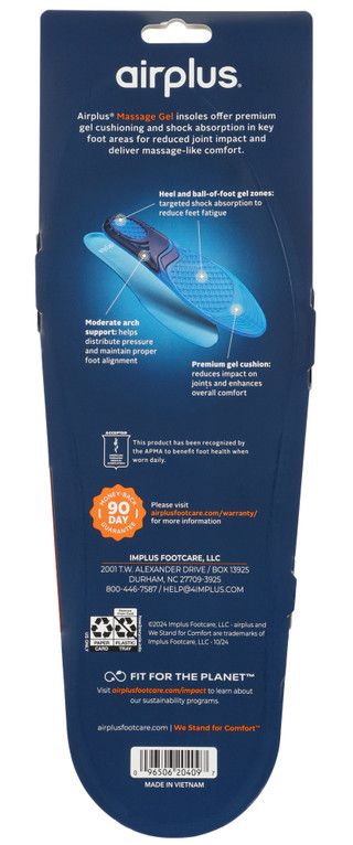 Thumbnail 2: Airplus Massage Gel Insoles 