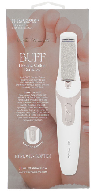 Thumbnail 1: LUXE + WILLOW Electric Callus Remover 