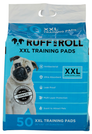 Thumbnail 1: RUFF N ROLL 50 Pk XXL Pet Pee Pads 