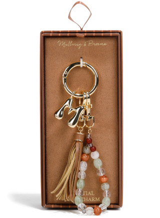 Thumbnail 1: Mulberry & Broome M Initial Bag Charm 