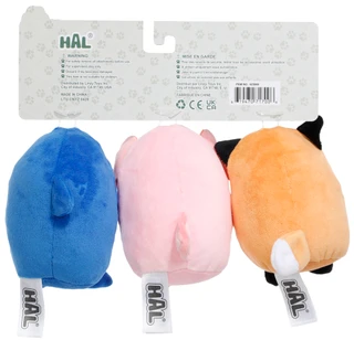Thumbnail 2: Hal 3 Pk Cozy Critter Dog Toys 