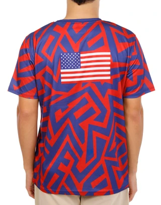 Thumbnail 1: Game of the World Men's Team USA Soccer Jersey 