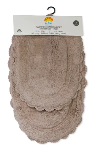 Thumbnail 1: C&C California 2 Pc Bath Rug Set 