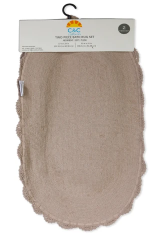Thumbnail 3: C&C California 2 Pc Bath Rug Set 