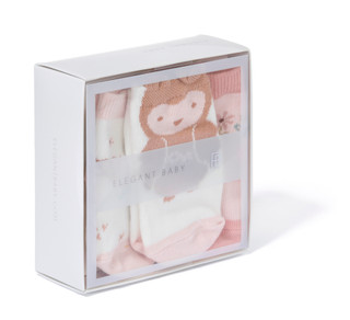 Thumbnail 2: Elegant Baby Baby Girl 3 Pk Socks 