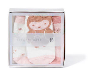 Thumbnail 1: Elegant Baby Baby Girl 3 Pk Socks 