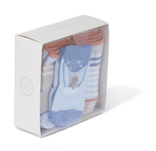 Thumbnail 2: Elegant Baby Baby Boys 3 Pk Socks 