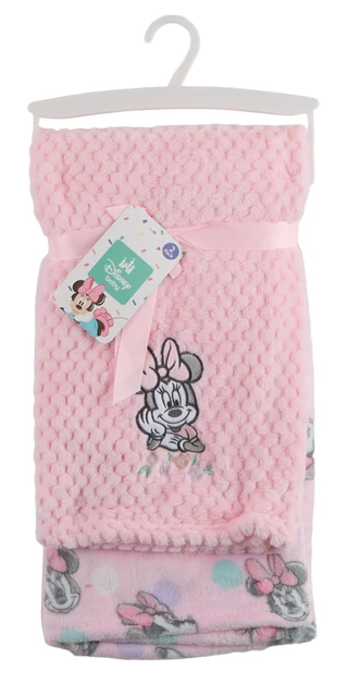 Thumbnail 1: Disney 2 Pk Minnie Mouse Baby Blankets 